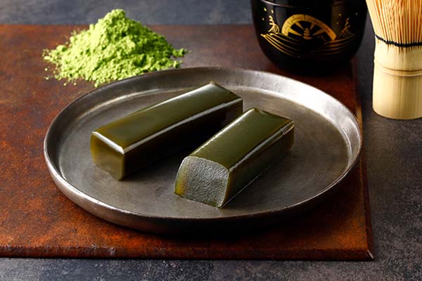 千葉県なごみの米屋、ひとくち羊羹の深み抹茶のご案内です。